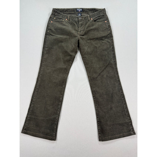 Polo Jeans Ralph Lauren Corduroy Pants Womens 10x32 Faded Green Boot Cut