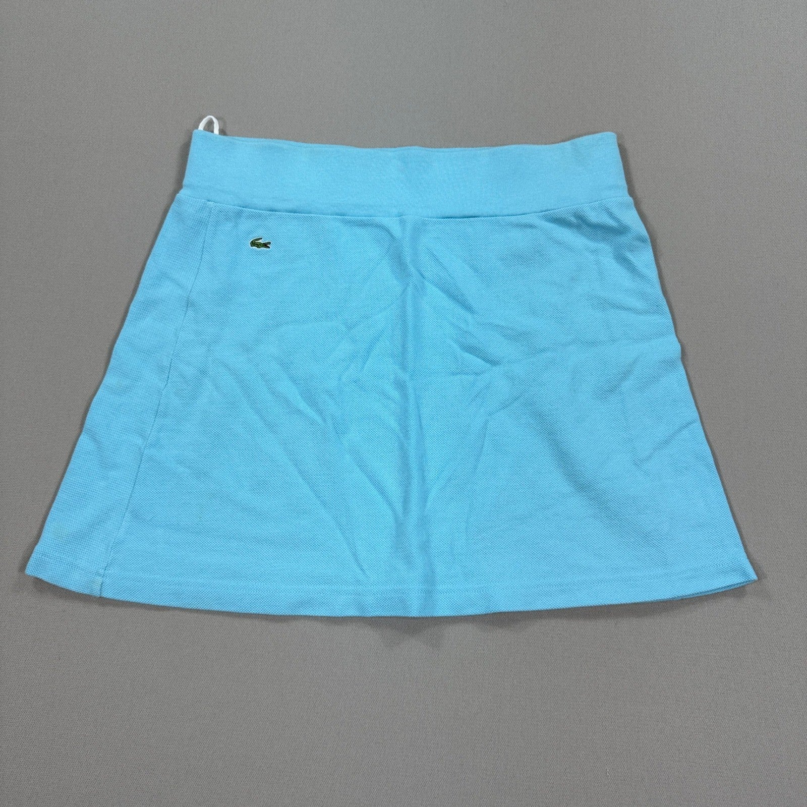 Lacoste Womens Skirt Size 40 Light Blue Cotton Blend Tennis Golf Skirt