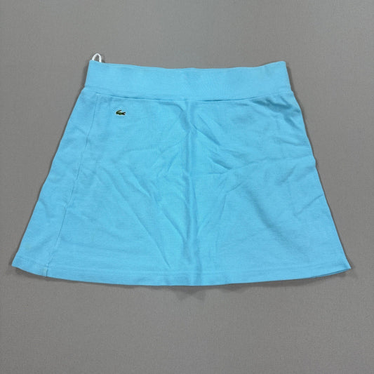 Lacoste Womens Skirt Size 40 Light Blue Cotton Blend Tennis Golf Skirt