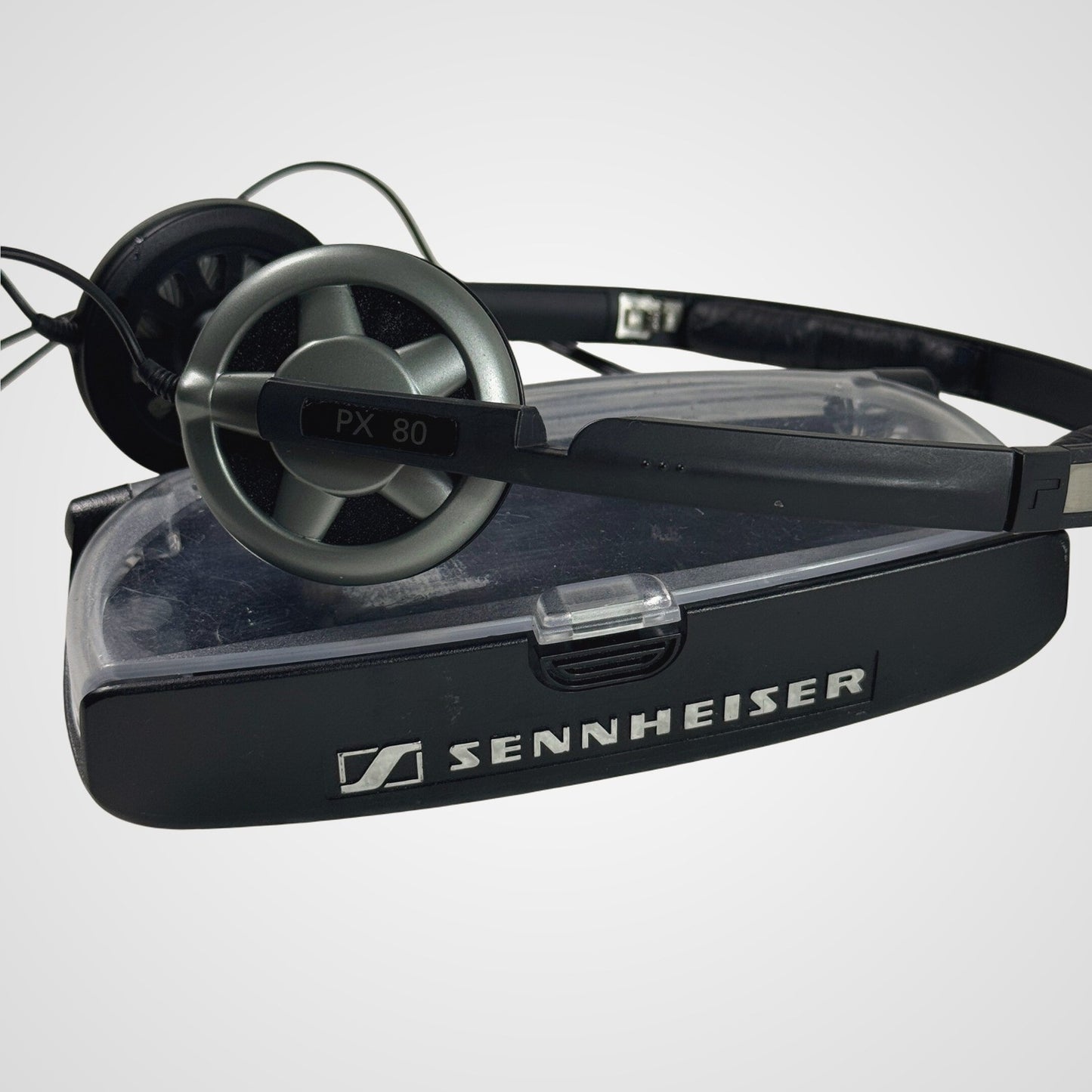 Vintage Sennheiser PX 80 Wired Headphones Foldable With Case RARE