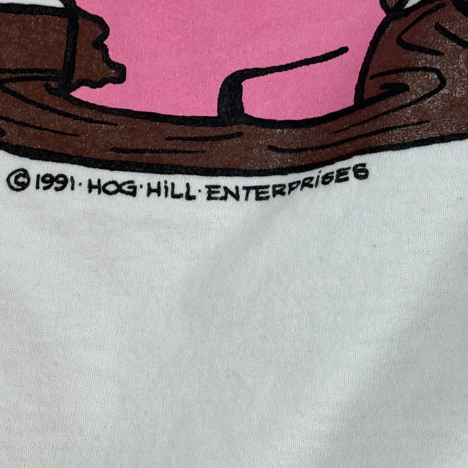 Vintage 1991 Mudlife Crisis Funny Graphic Tee Large Single Stitch Made In USA