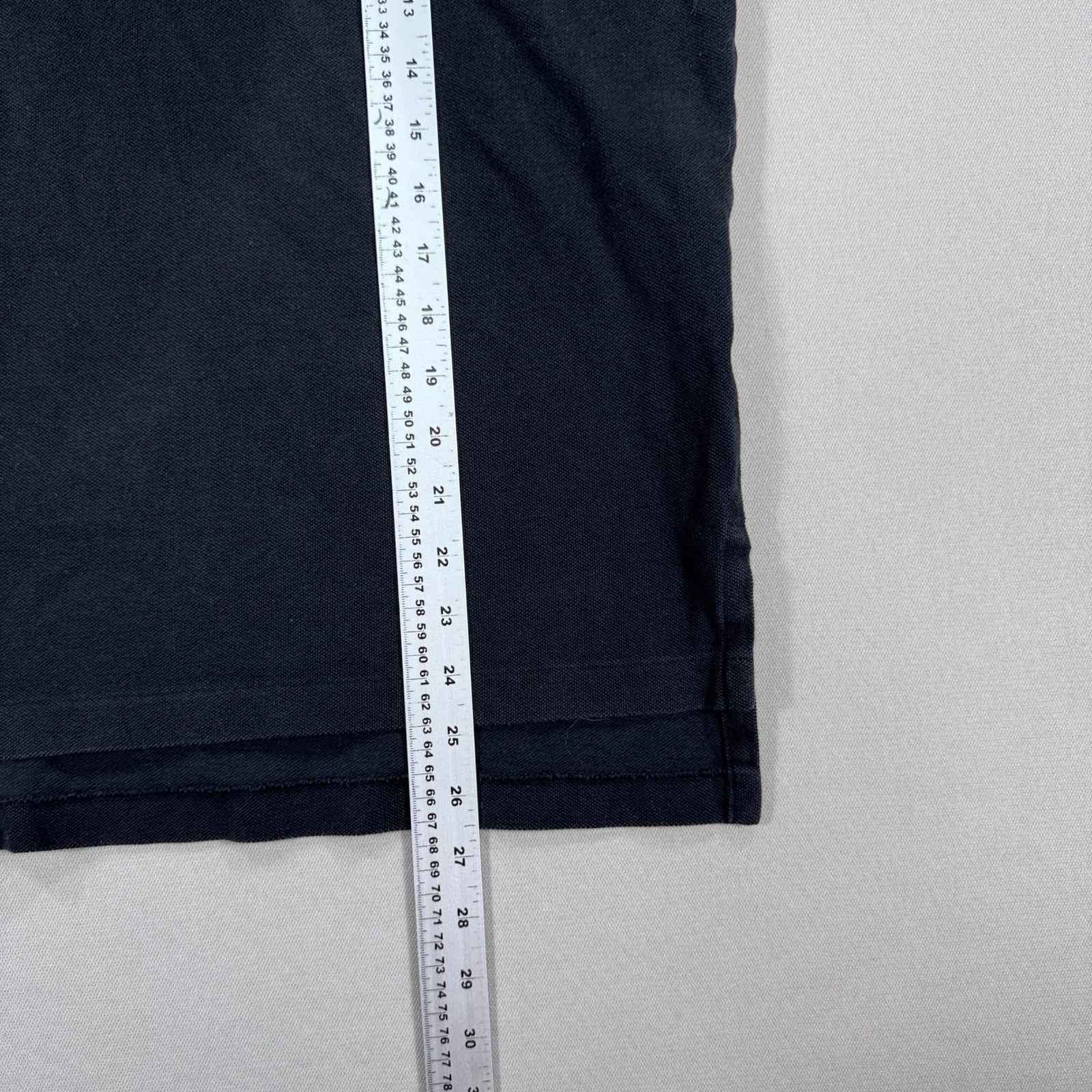 Vintage Polo Ralph Lauren Polo Shirt Big Pony #3 Men's Medium Black Custom Fit