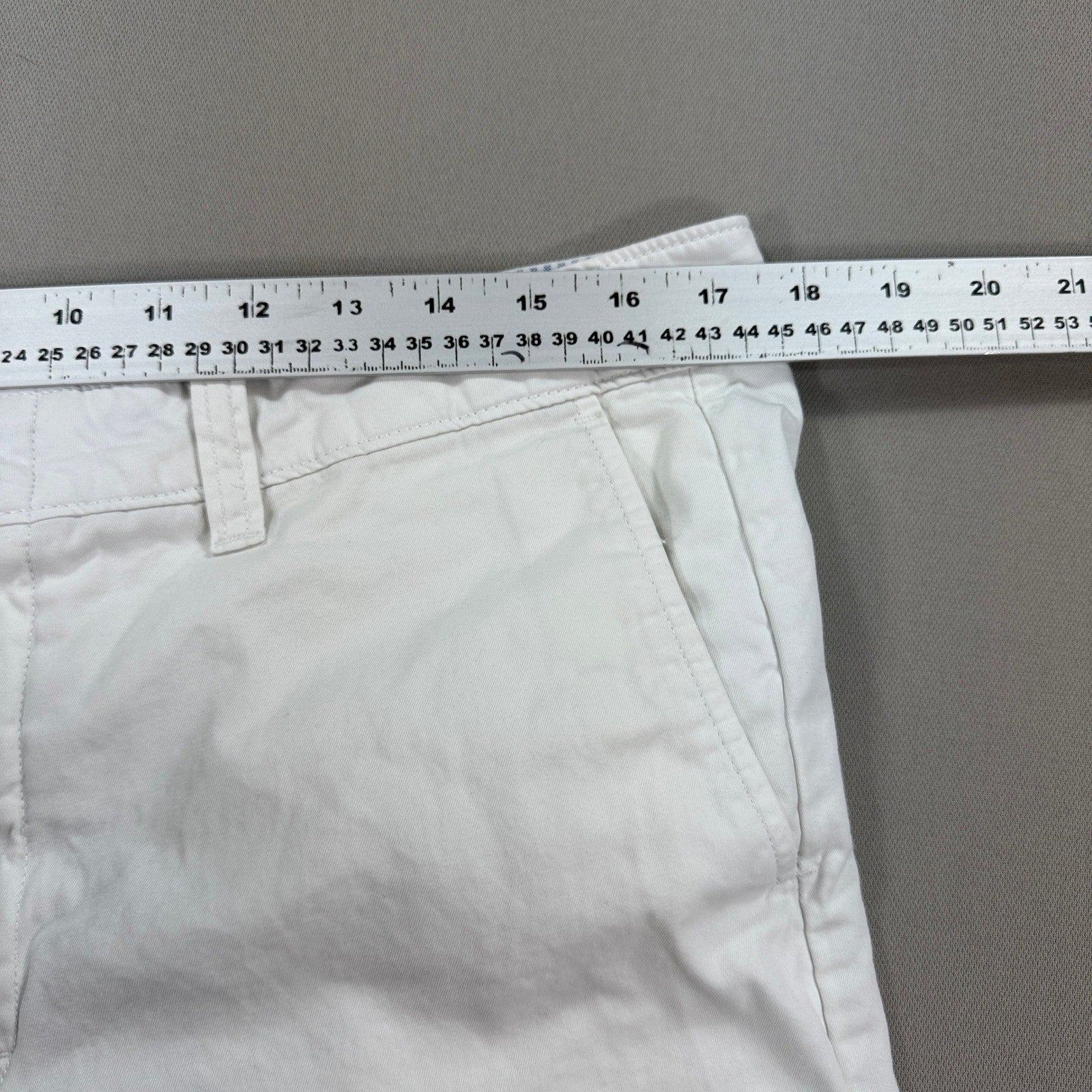 Polo Ralph Lauren Chino Pants Women's 12 White Straight Leg Casual Flat Front