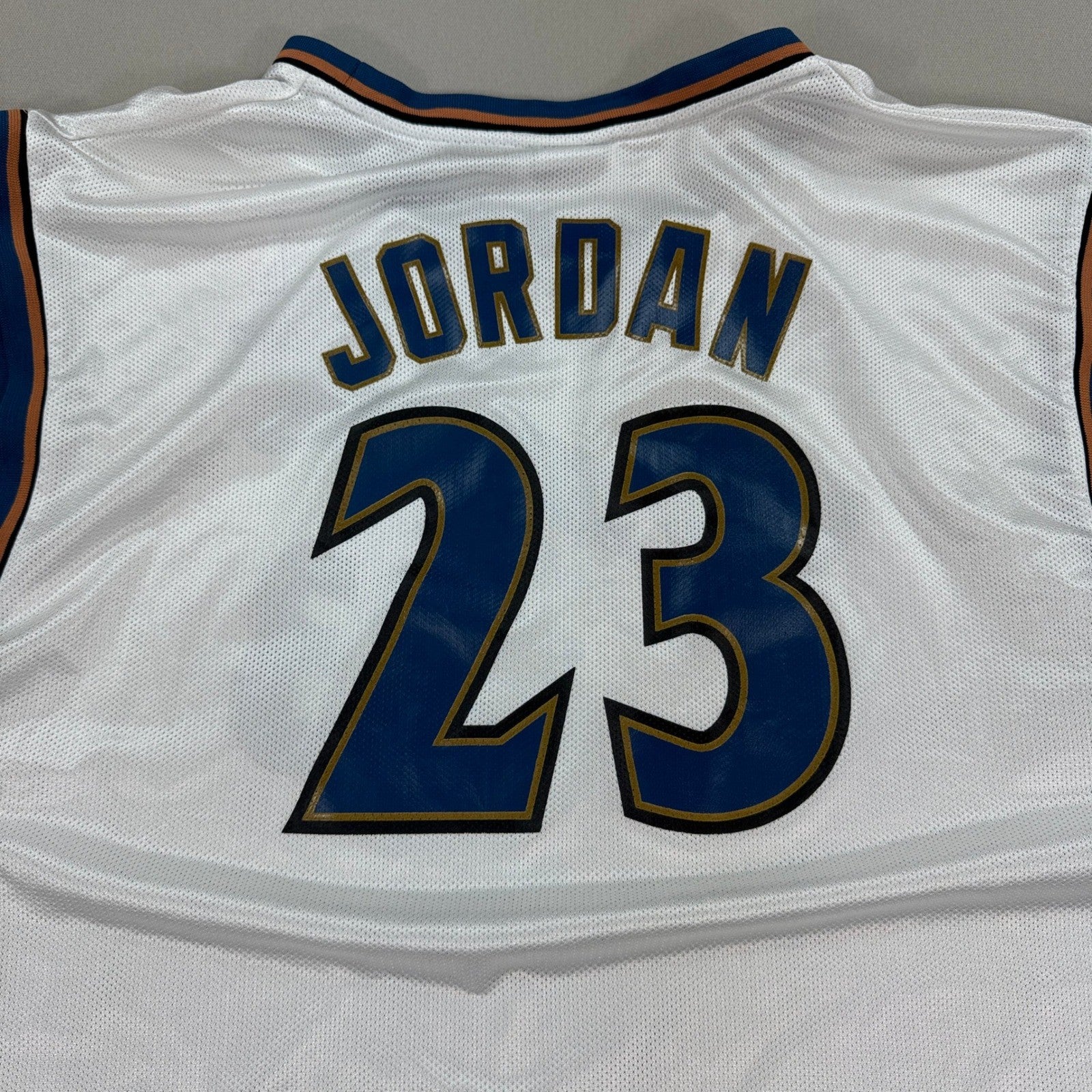 Vintage Michael Jordan #23 Washington Wizards NBA Jersey mens 2XL White Reebok