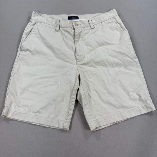 Polo Ralph Lauren Classic Fit Chino Shorts mens Size 33 Khaki Beige Casual