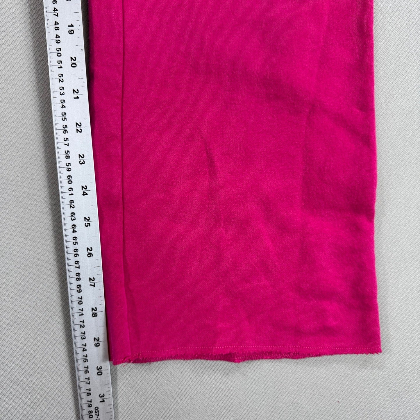 Aeropostale Sweatpants Aero87 Womens Medium Pink Low Rise Spell Out Wide Leg Y2K