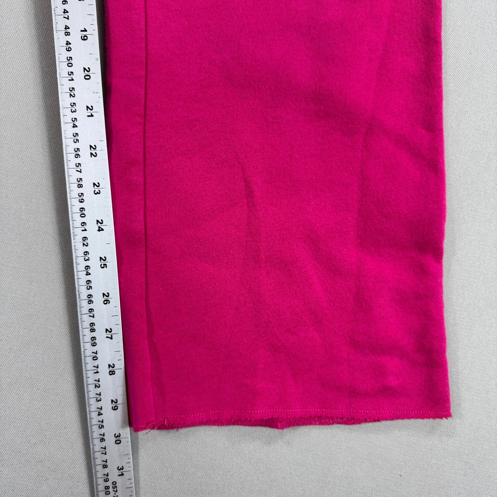 Aeropostale Sweatpants Aero87 Womens Medium Pink Low Rise Spell Out Wide Leg Y2K