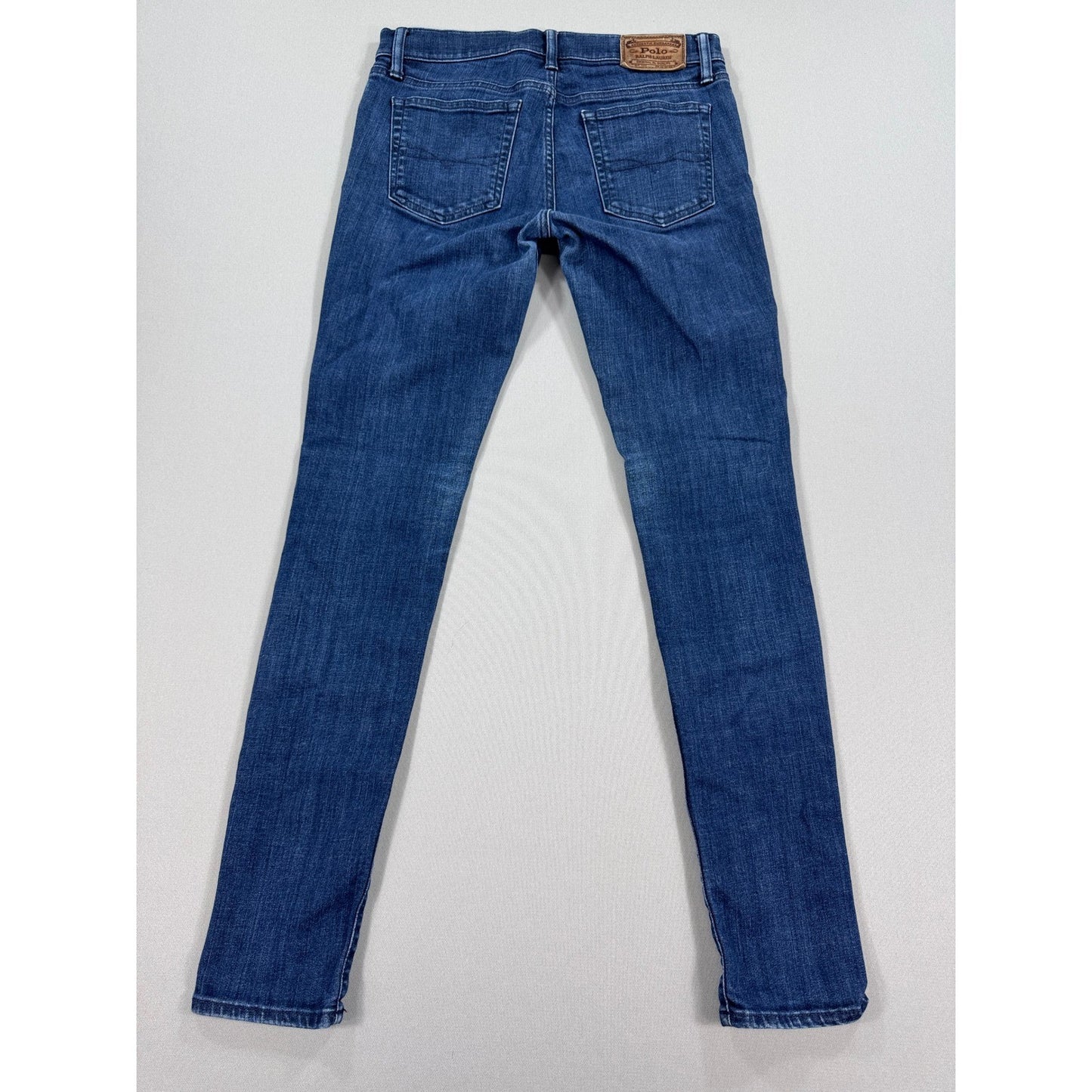 Polo Ralph Lauren Tompkins Skinny Jeans Womens Size 29 Blue Denim Dark Wash