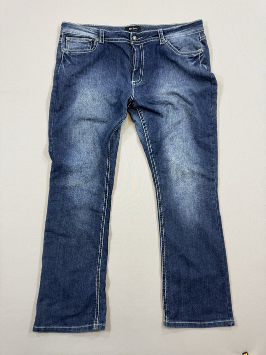 Suko Jeans Bootcut Womens Size 10 Blue Denim Pants Straight Leg Relaxed Fit