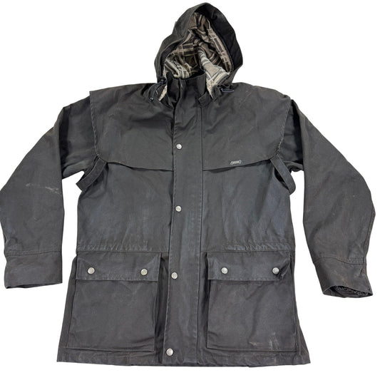 Driza-Bone Coat Style Waxed mens Small Brown Made in Australia Quilted Lining