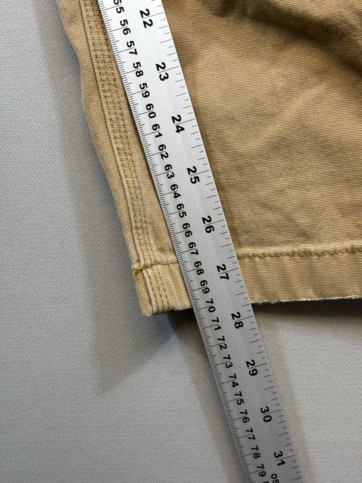 Carhartt Canvas Double Knee Brown Work Pants mens 38x30 Relaxed Fit Rugged