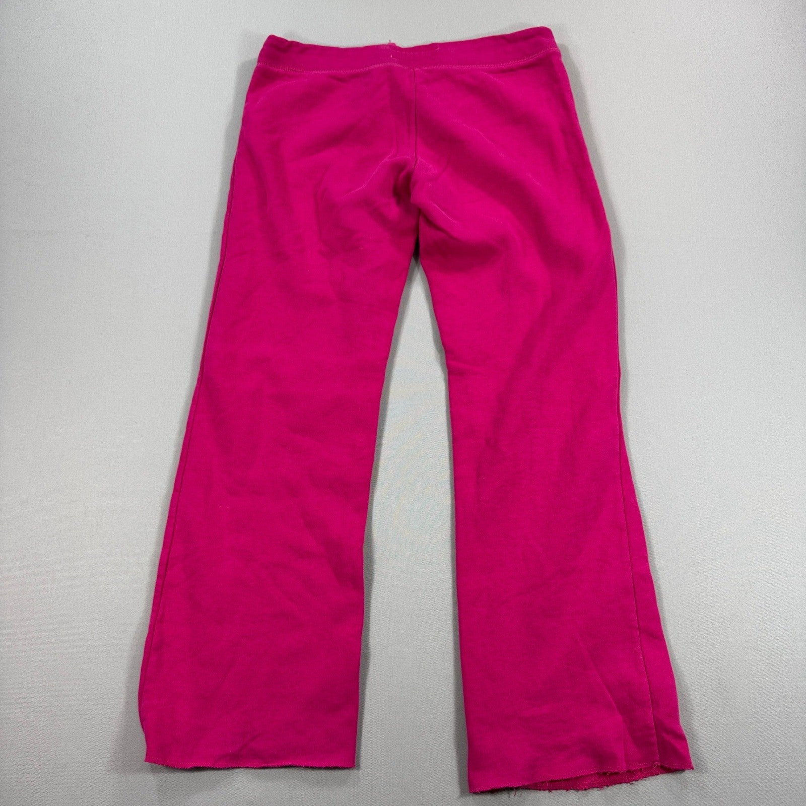 Aeropostale Sweatpants Aero87 Womens Medium Pink Low Rise Spell Out Wide Leg Y2K