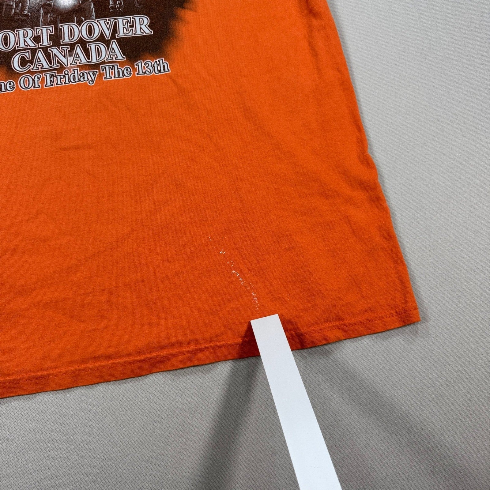 Harley Davidson T-Shirt 2012 Port Dover Friday The 13 mens XL Orange