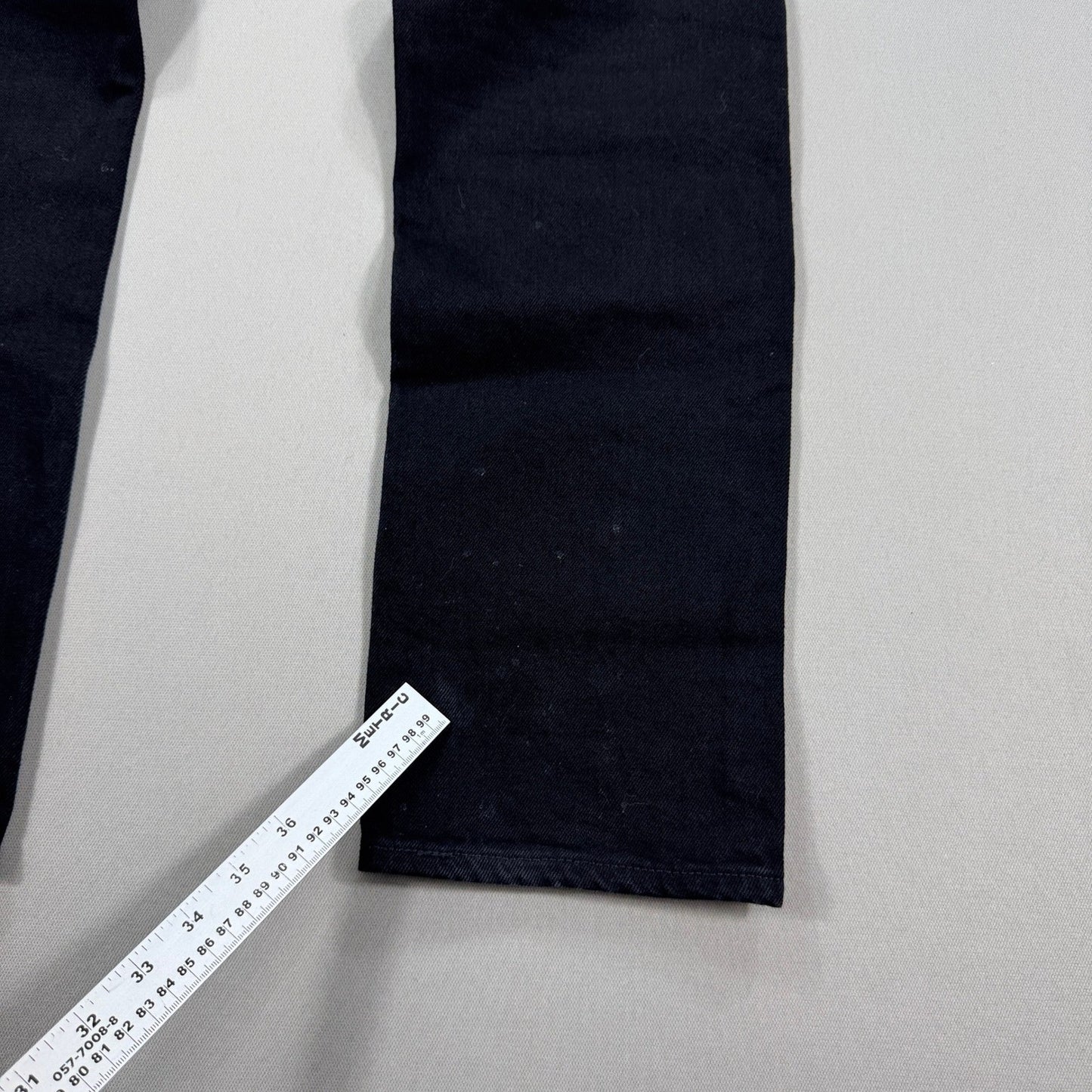 Levi's 501'93 Denim Jeans Big E Mens 29x30 Black Button Fly Straight Leg Premium