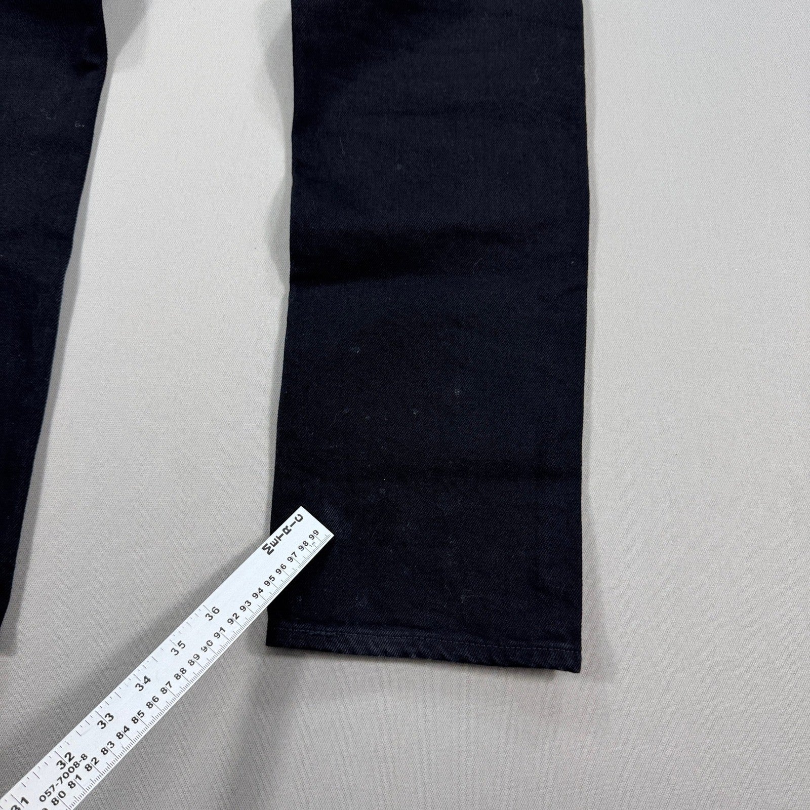 Levi's 501'93 Denim Jeans Big E Mens 29x30 Black Button Fly Straight Leg Premium