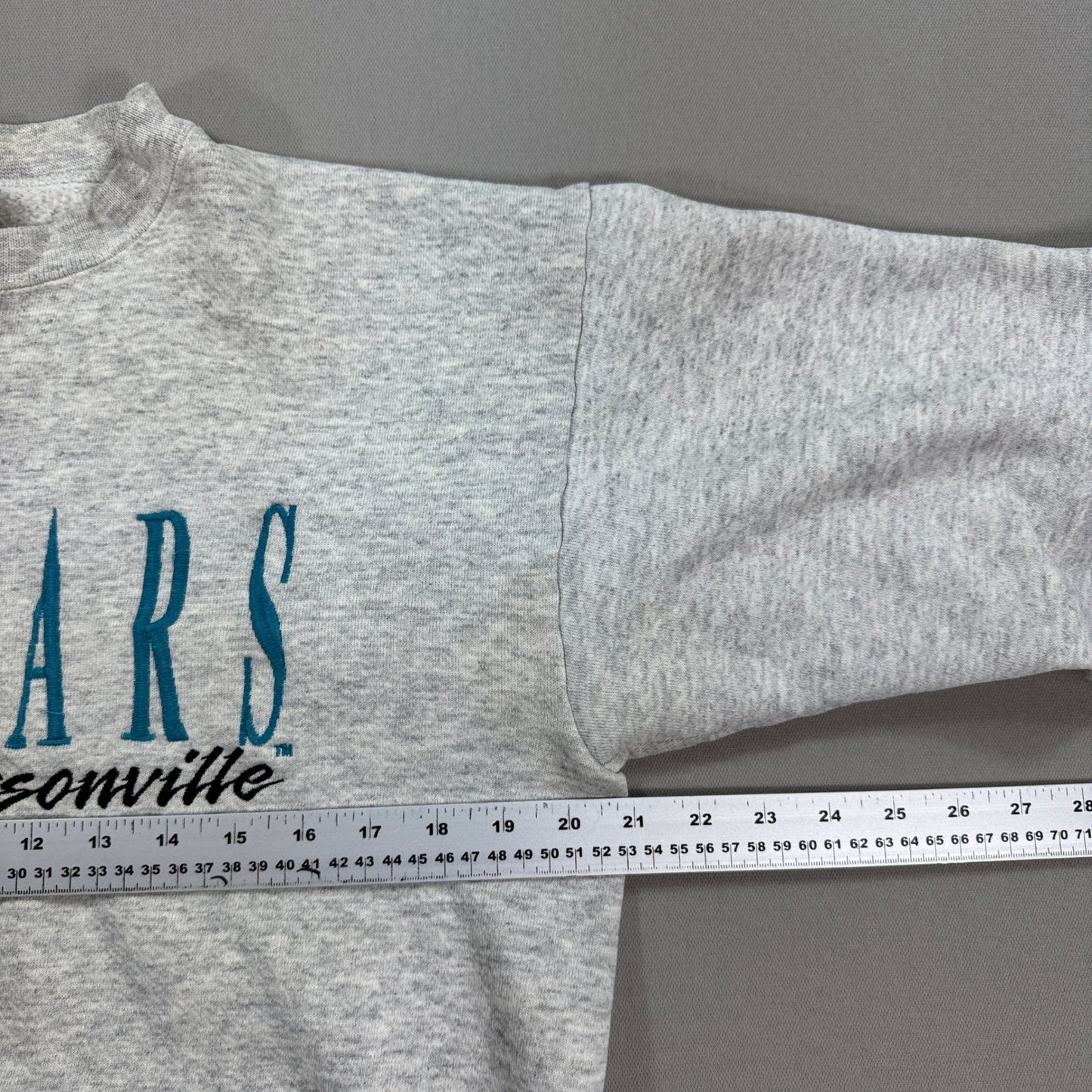 Vintage 90s Jacksonville Jaguars Sweatshirt Logo 7 mens Medium Gray Made In USA