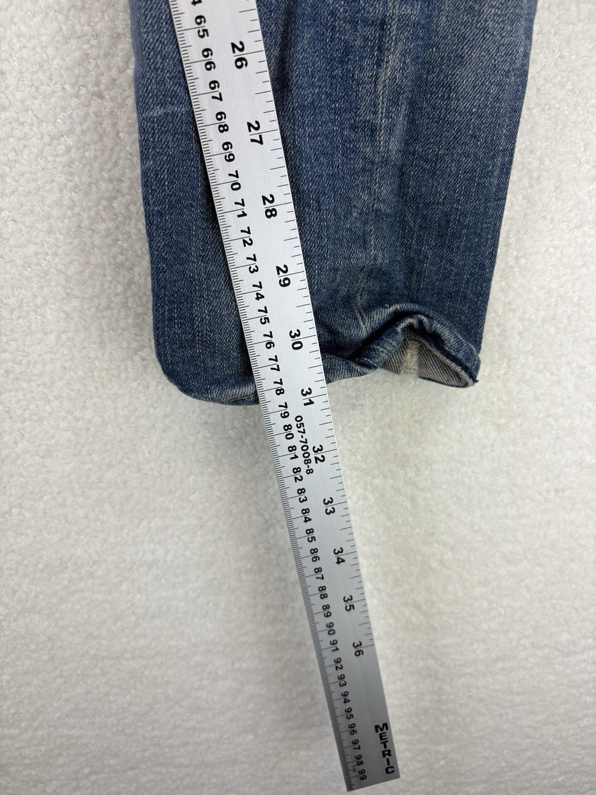 True Religion Distressed Denim Jeans Womens Size 29 Ripped Straight Leg