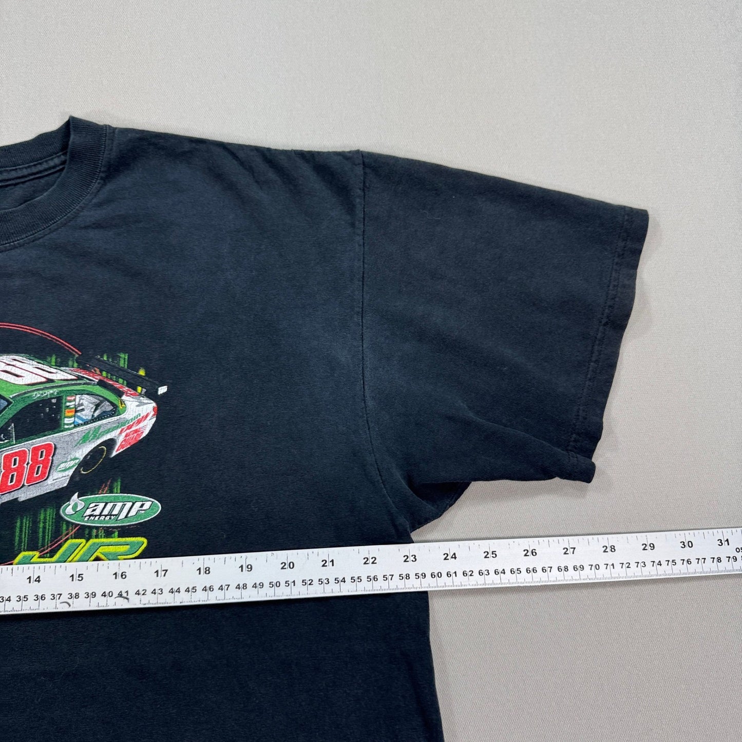 Vintage Dale Earnhardt Jr. NASCAR T-Shirt mens XL Double Sided Y2K Faded