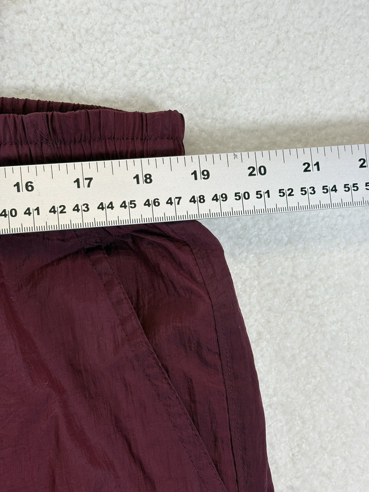 Vintage New Puma Mens XL Burgundy Lightweight Relaxed Fit Activewear Track Pants