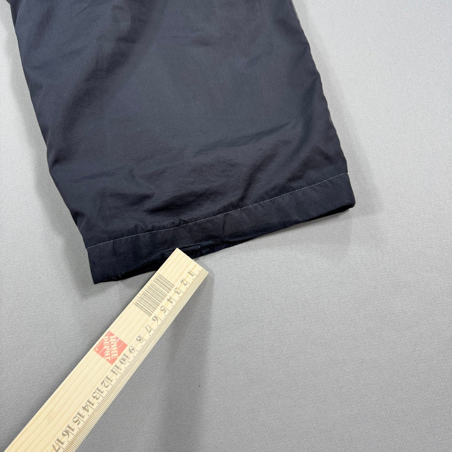 Vintage Nike Nylon Track Pants Wide Leg mens Large Windbreaker Drawstring Black