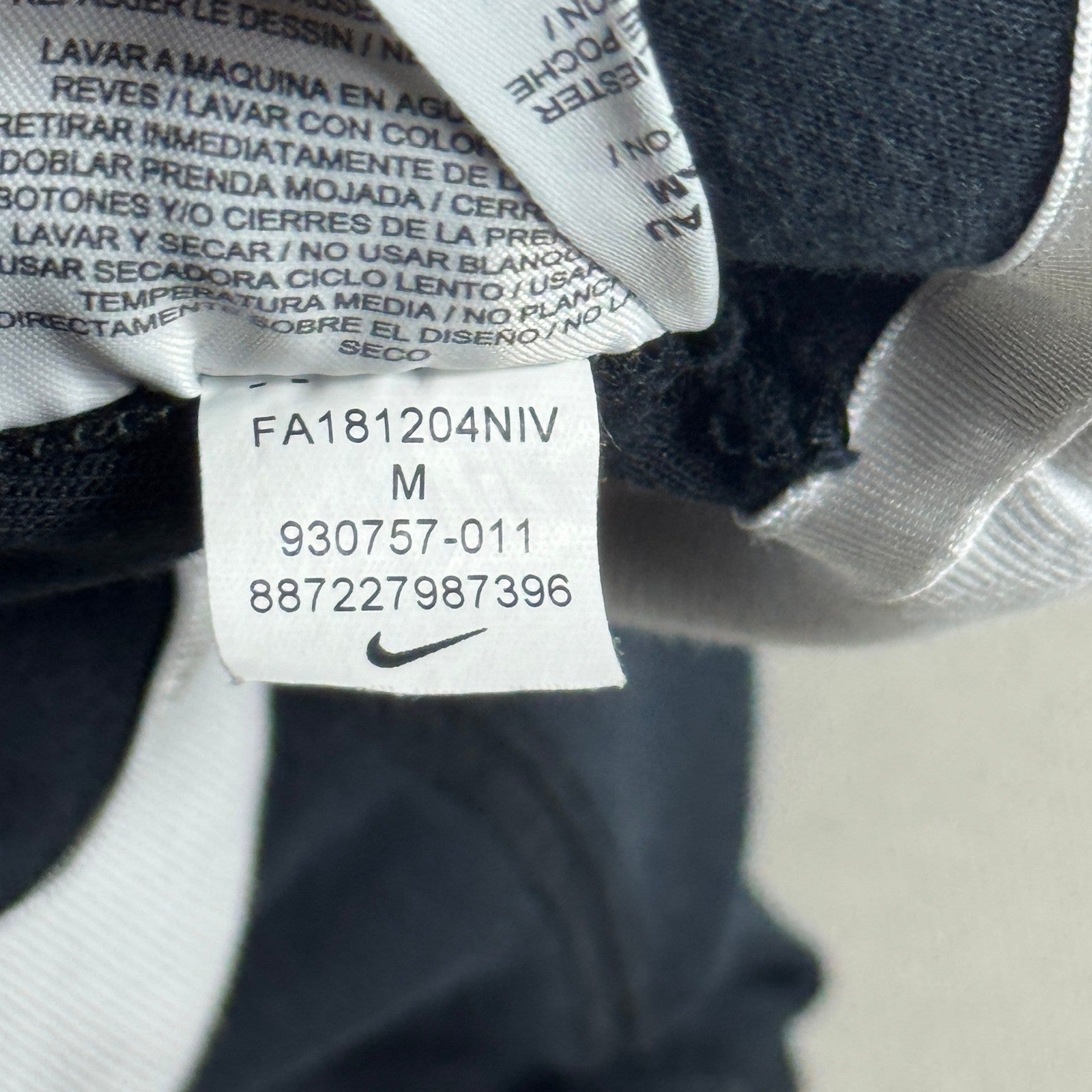 Nike Sportswear Hoodie Jacket Womens Medium Black Full Zip Hooded Asymetrical