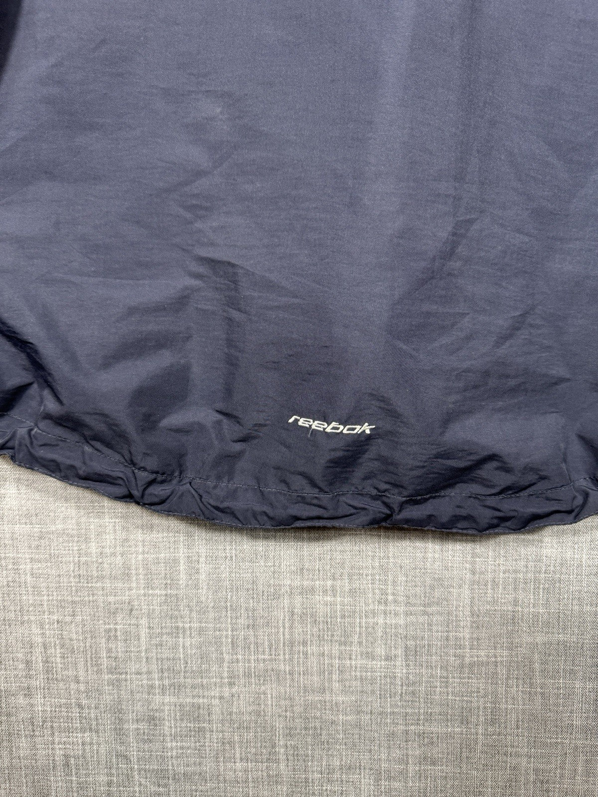 Vintage Reebok Windbreaker Jacket Pullover Oversized Blue Mens XL