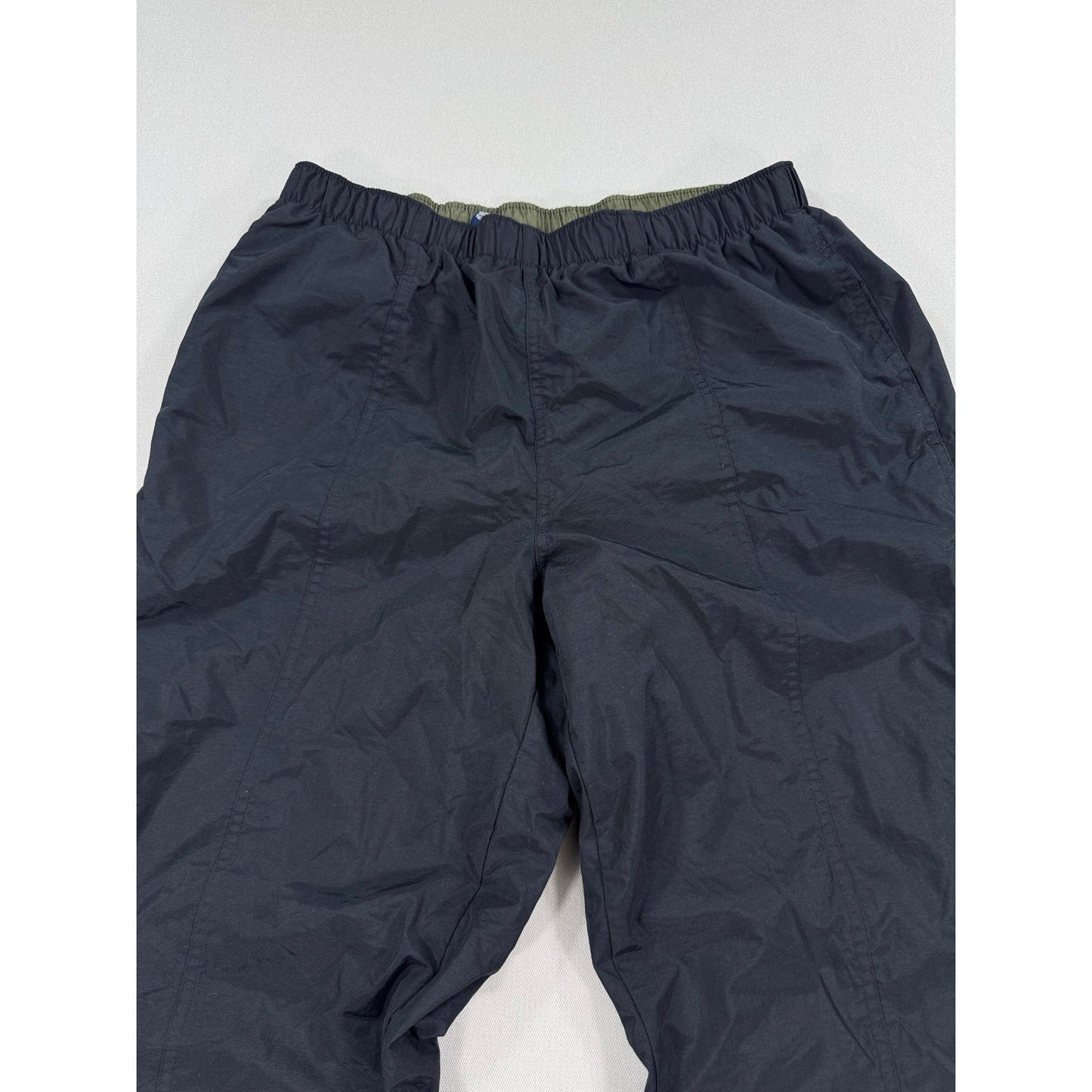 Vintage Polo Sport Ralph Lauren Track Pants Zip Leg mens Small Navy Blue Mesh