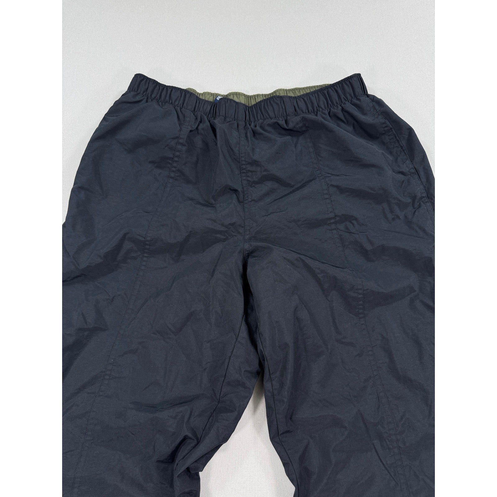 Vintage Polo Sport Ralph Lauren Track Pants Zip Leg mens Small Navy Blue Mesh