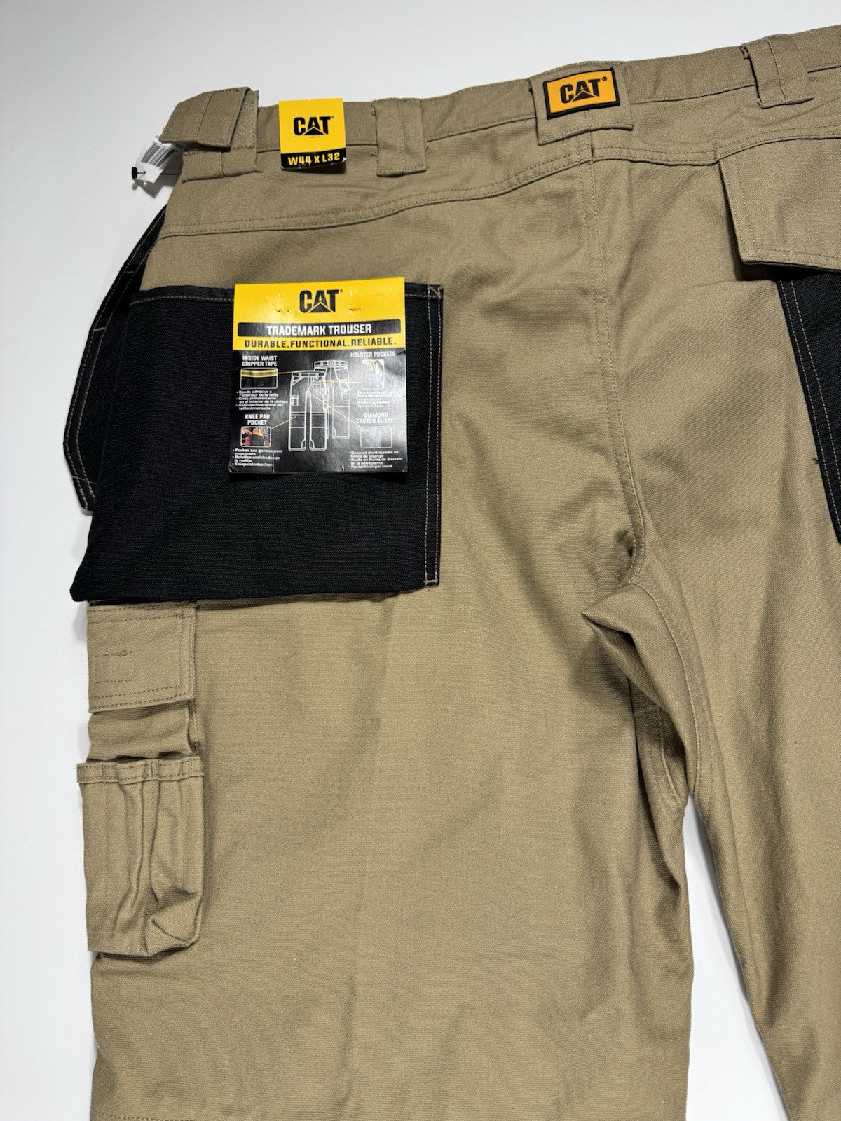 Caterpillar CAT Carpenter Work Pants Mens 44 X 32 Utility