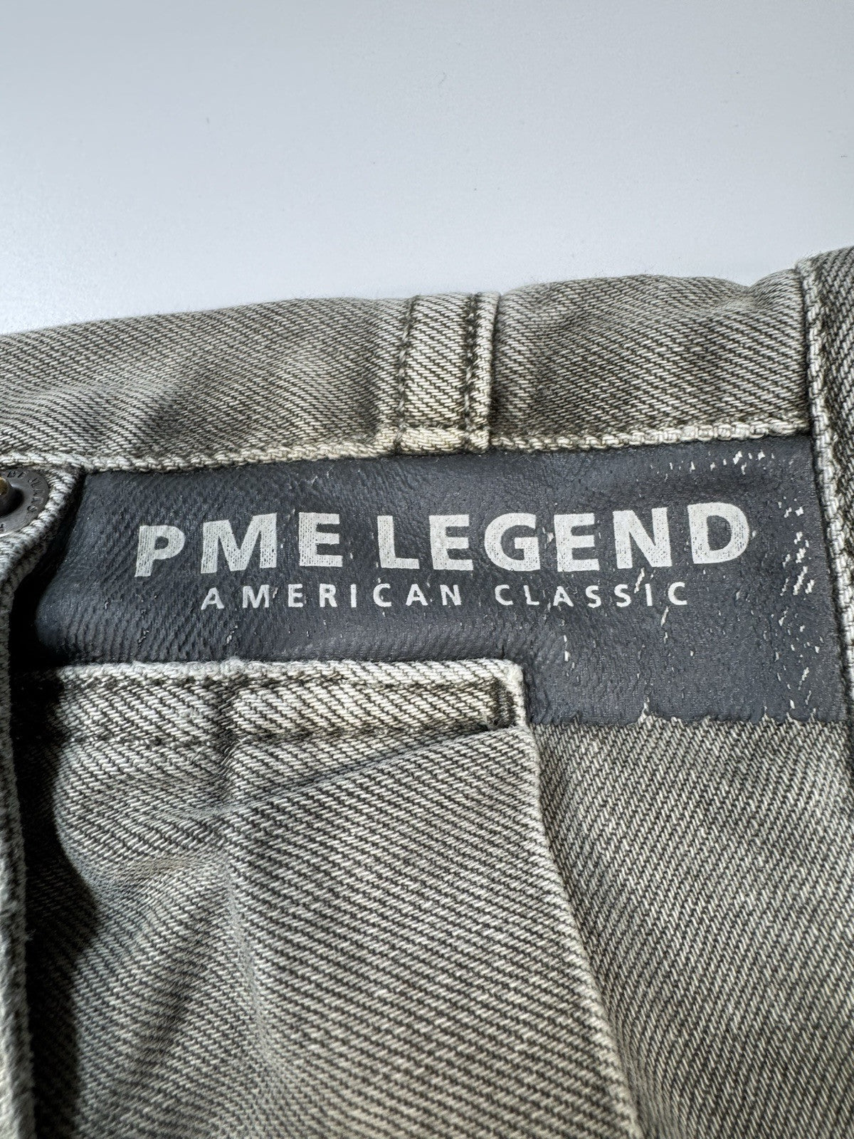 PME LEGEND Jeans 32x32 Gray Classic Straight Has Dirty Knees Men’s