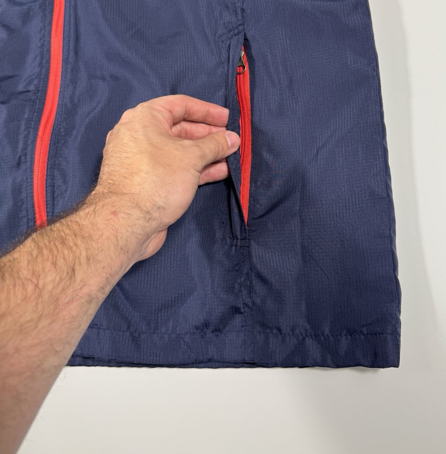 Texas Rangers Genuine Merchandise Full Zip Jacket Men’s Large Blue Red MLB