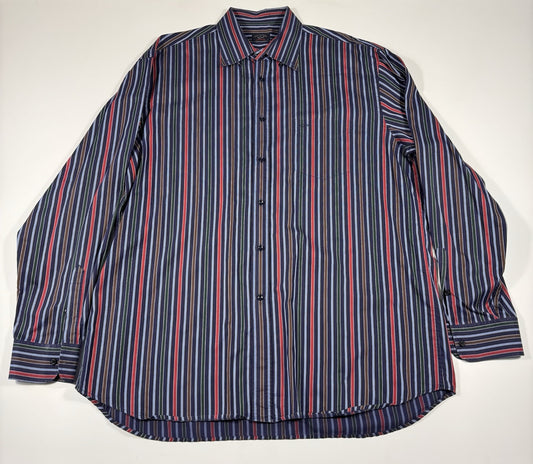 Paul And Shark Longsleeve Button Up Shirt Mens Size 46  Made In Italy