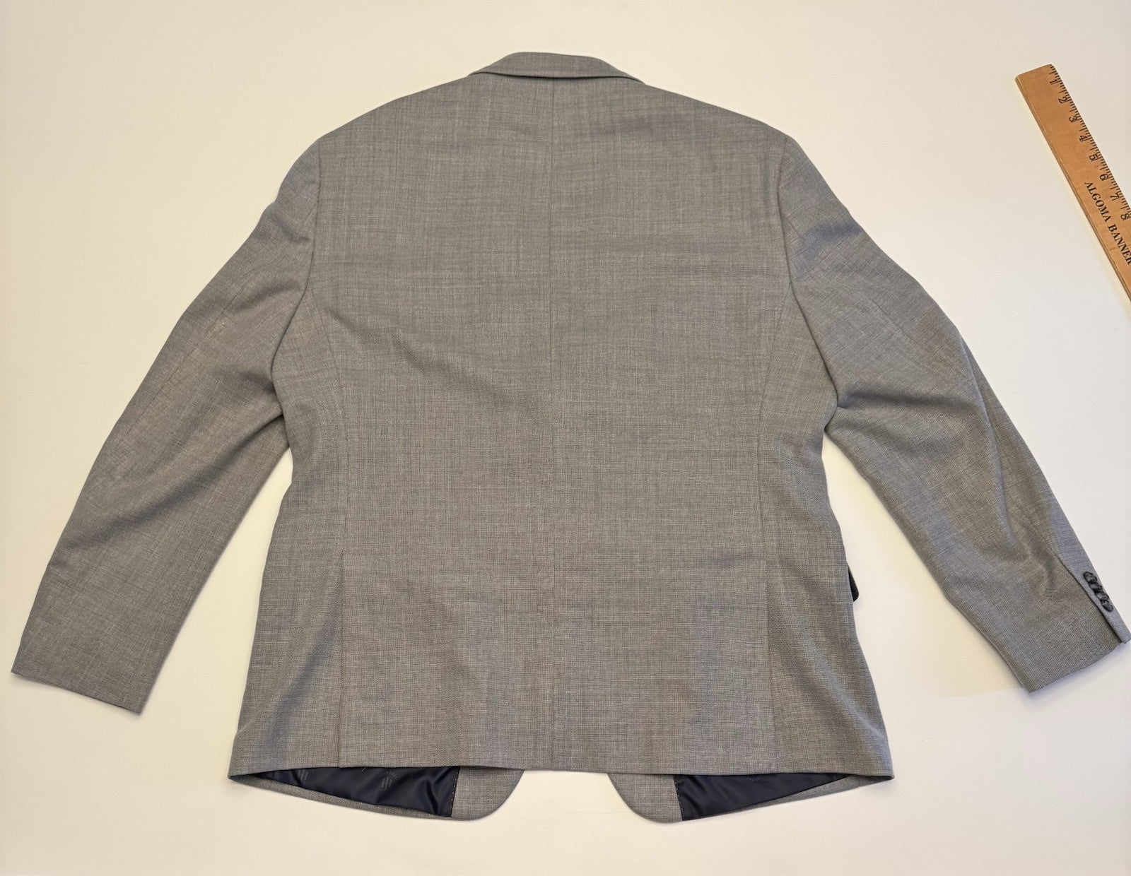 Tommy Hilfiger Blazer Coat Suit Jacket 2 Button Single Breast Men’s 44L Grey