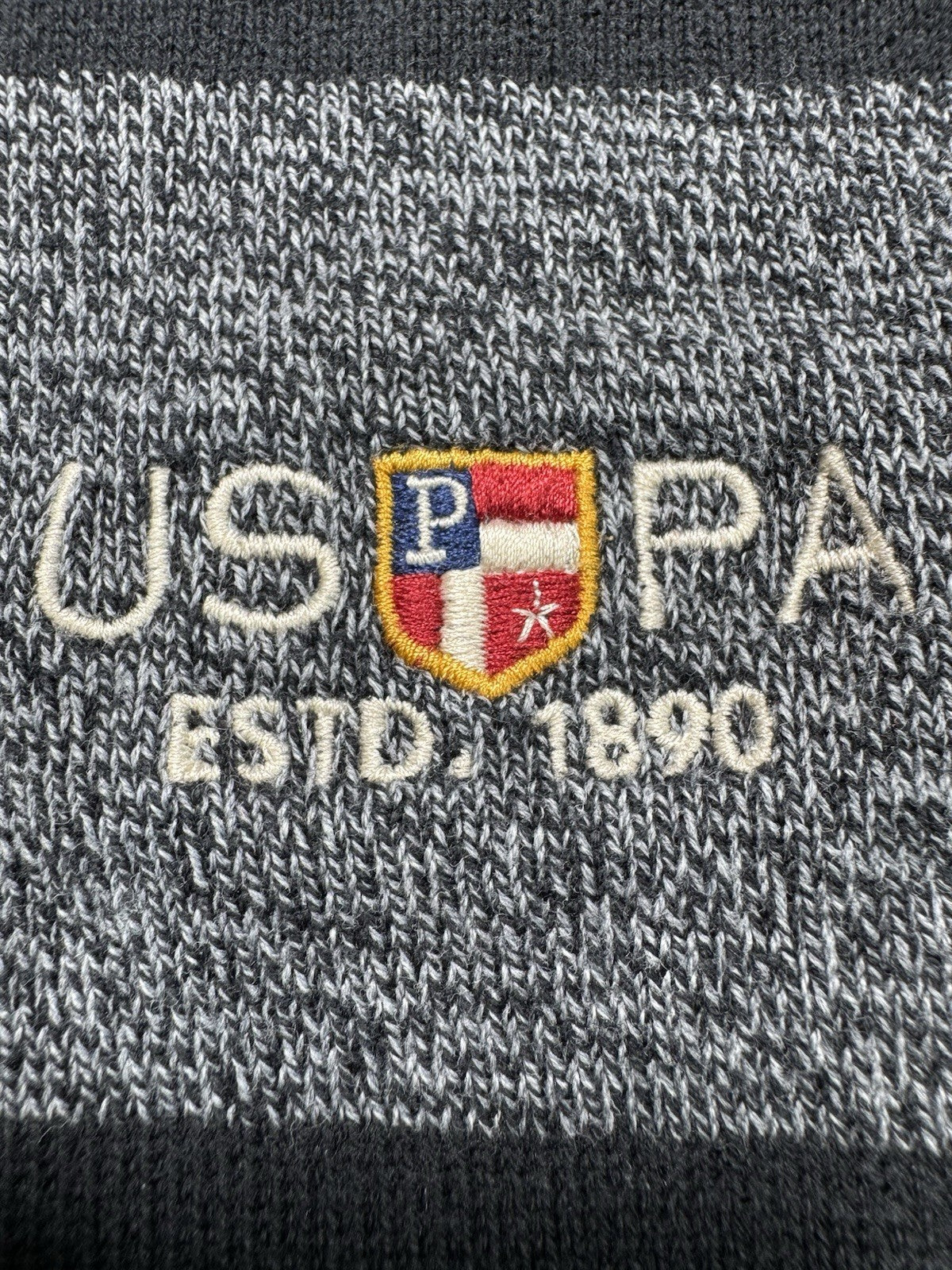 Vintage Polo U.S AssnRugby Soccer Shirt Mens 2XL  Striped Long Sleeve