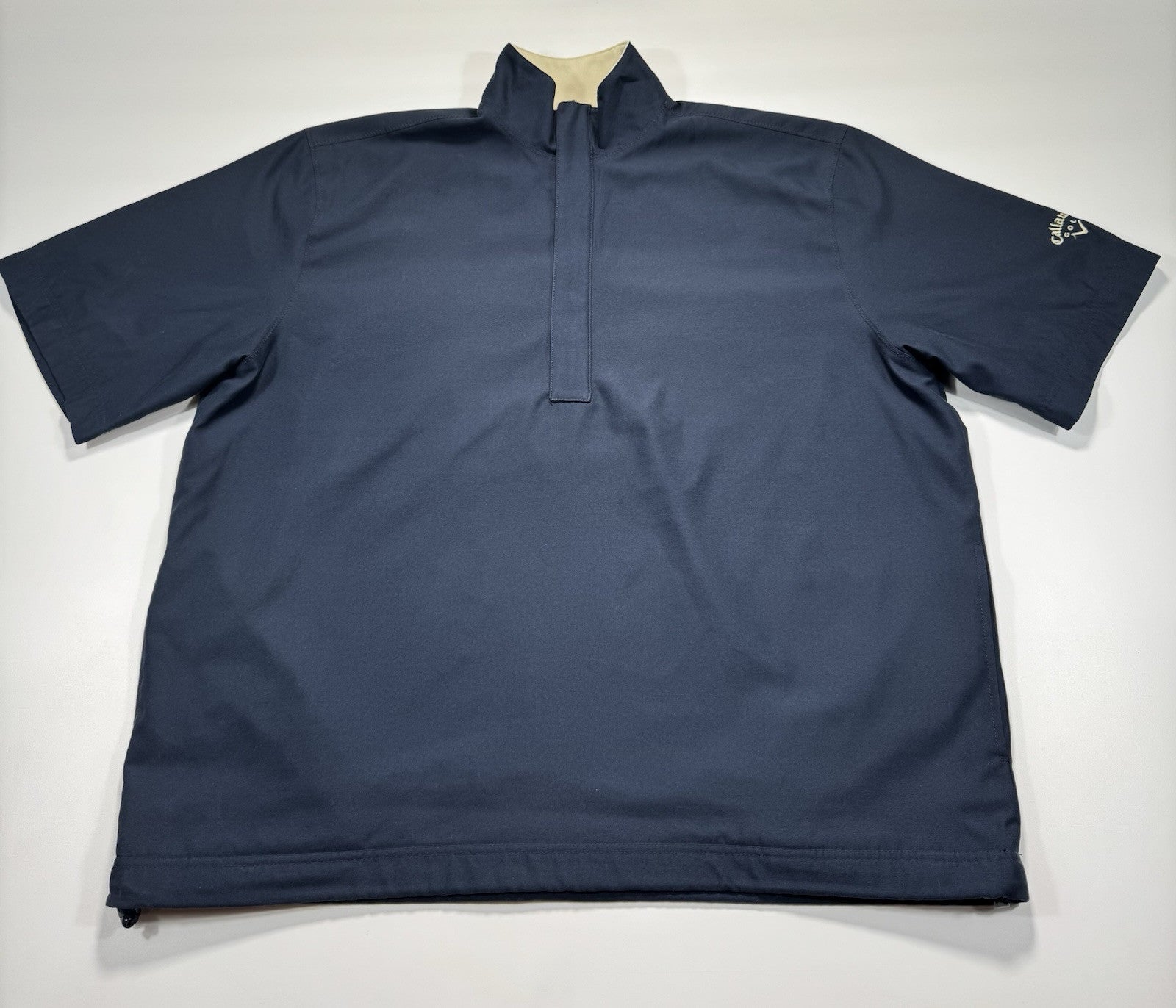 Callaway Golf Sweatshirt Mens Large 1/4 Zip Pullover Brushed Microfiber