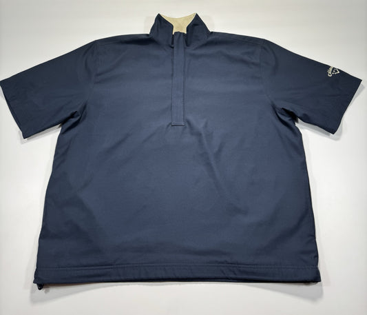 Callaway Golf Sweatshirt Mens Large 1/4 Zip Pullover Brushed Microfiber