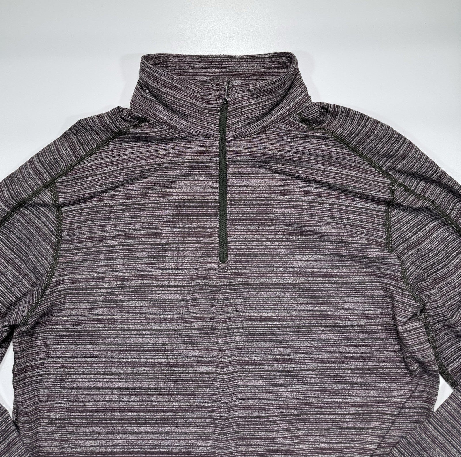LULULEMON Athletica Asymmetrical 1/4 ZIP Pullover Performance mens Size M
