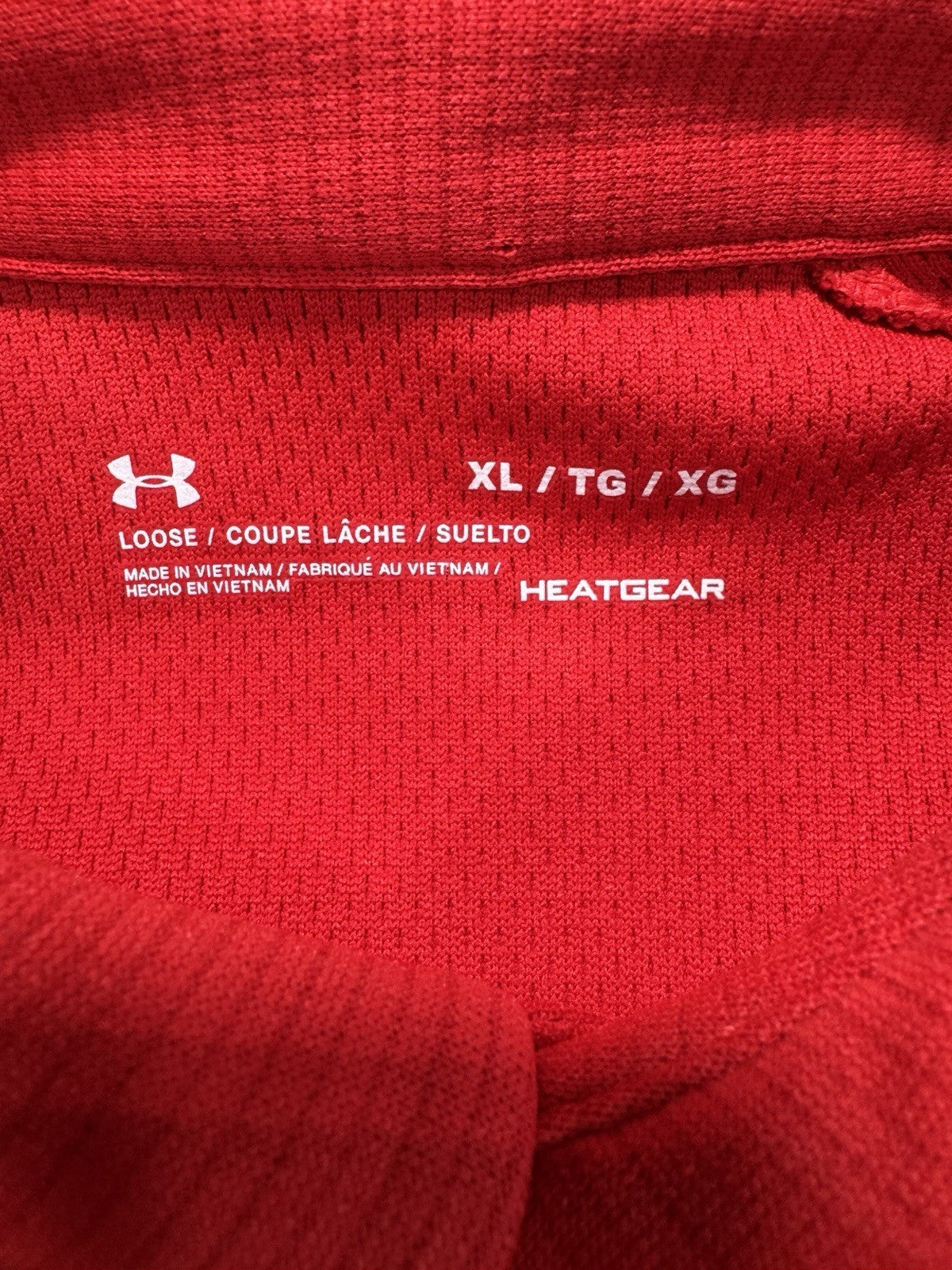 Under Armour Polo Shirt XL Kitchener Rangers Red Golf Heat Gear Brand New