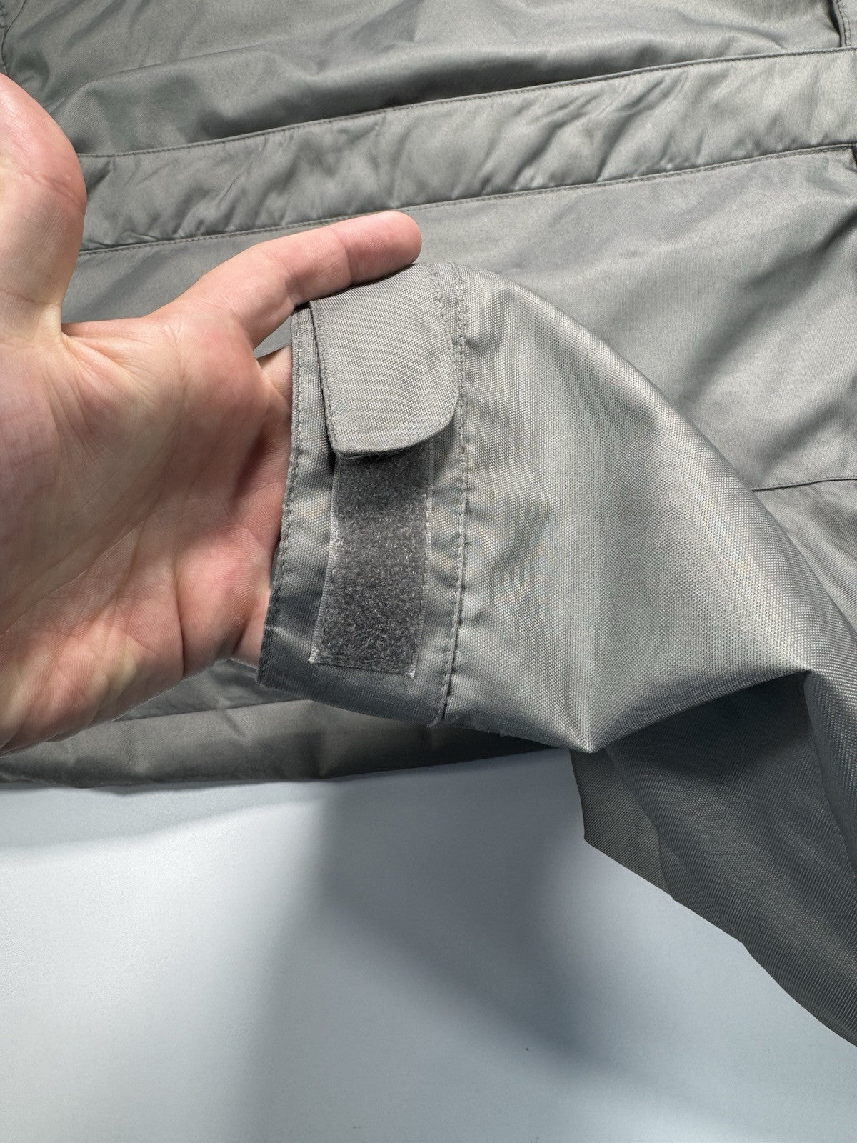 Marc New York Men’s Small Gray Jacket Coat Removable Hood Full Zip Button Down