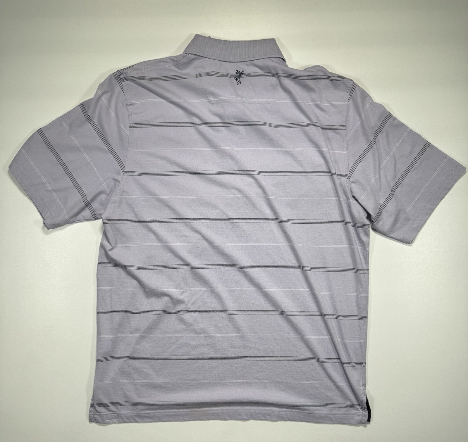 Ashworth mens Short Sleeve Golf Polo Size Large Eztech New Read Description