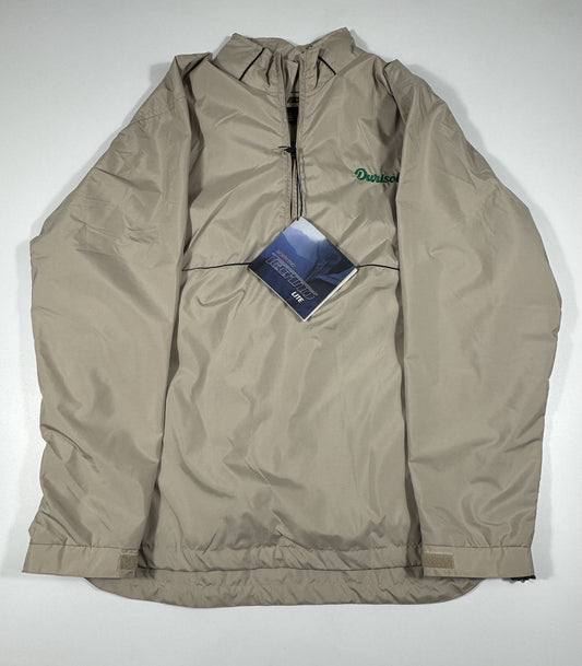 North End Men' Medium Waterproof Beige Windbreaker Jacket Vented NEW