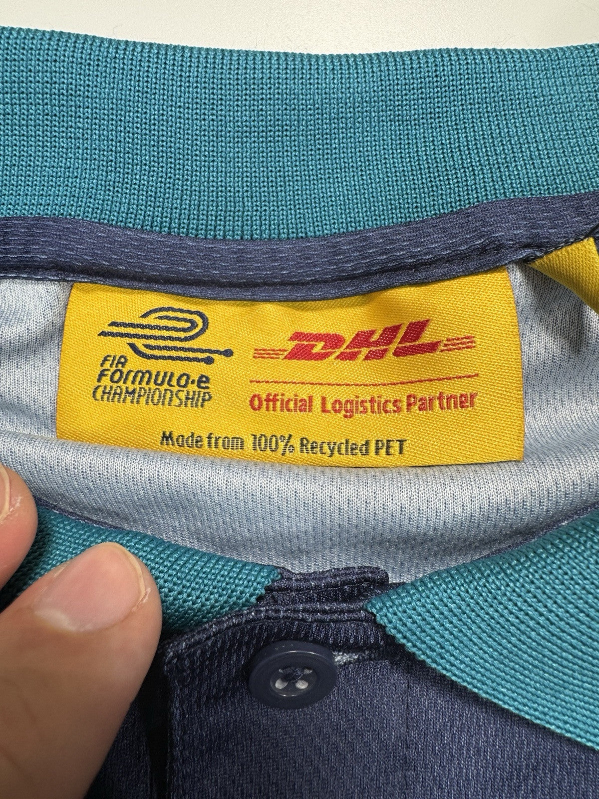 FIA Formula E Championship Racing Polo Shirt Jersey DHL Race Mens 3XL Brand New