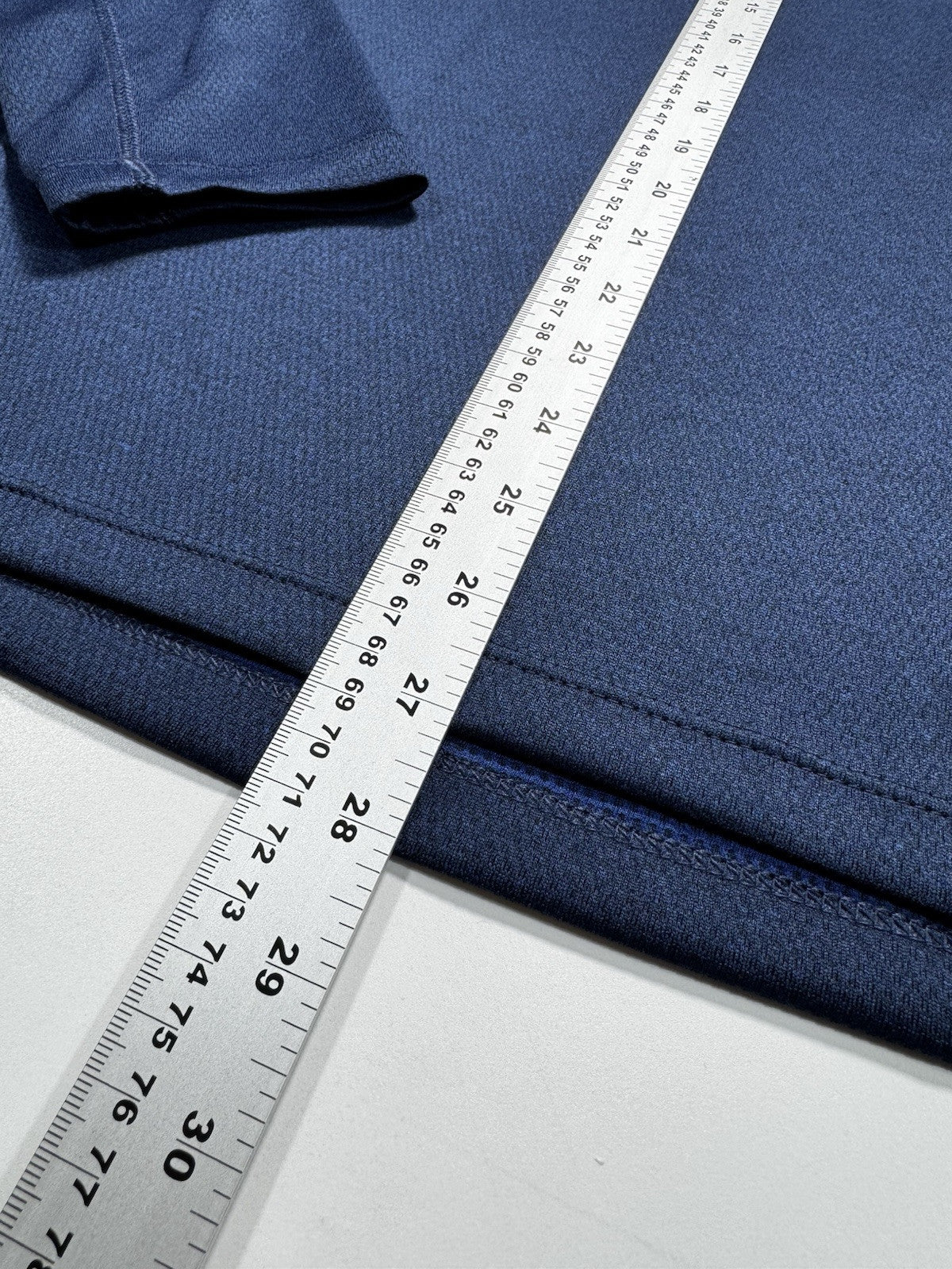 NIKE Golf mens Dri-fit 1/4 Zip Size Small Dark Blue Long Sleeve