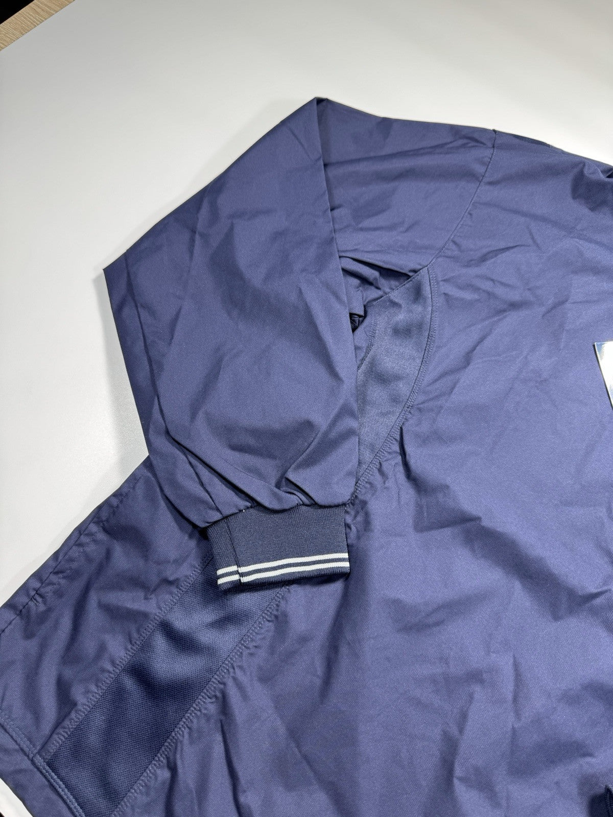North End Men' Large Waterproof Blue Windbreaker Jacket Techno Lite NEW