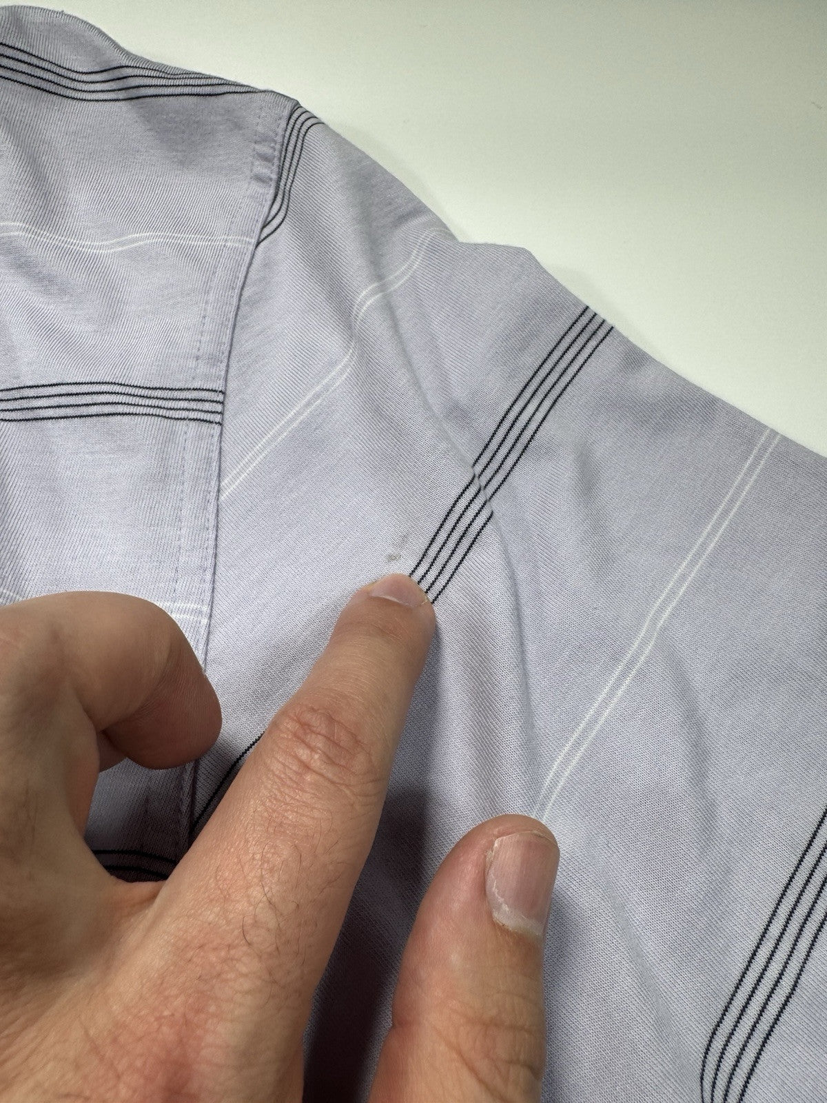 Ashworth mens Short Sleeve Golf Polo Size Large Eztech New Read Description