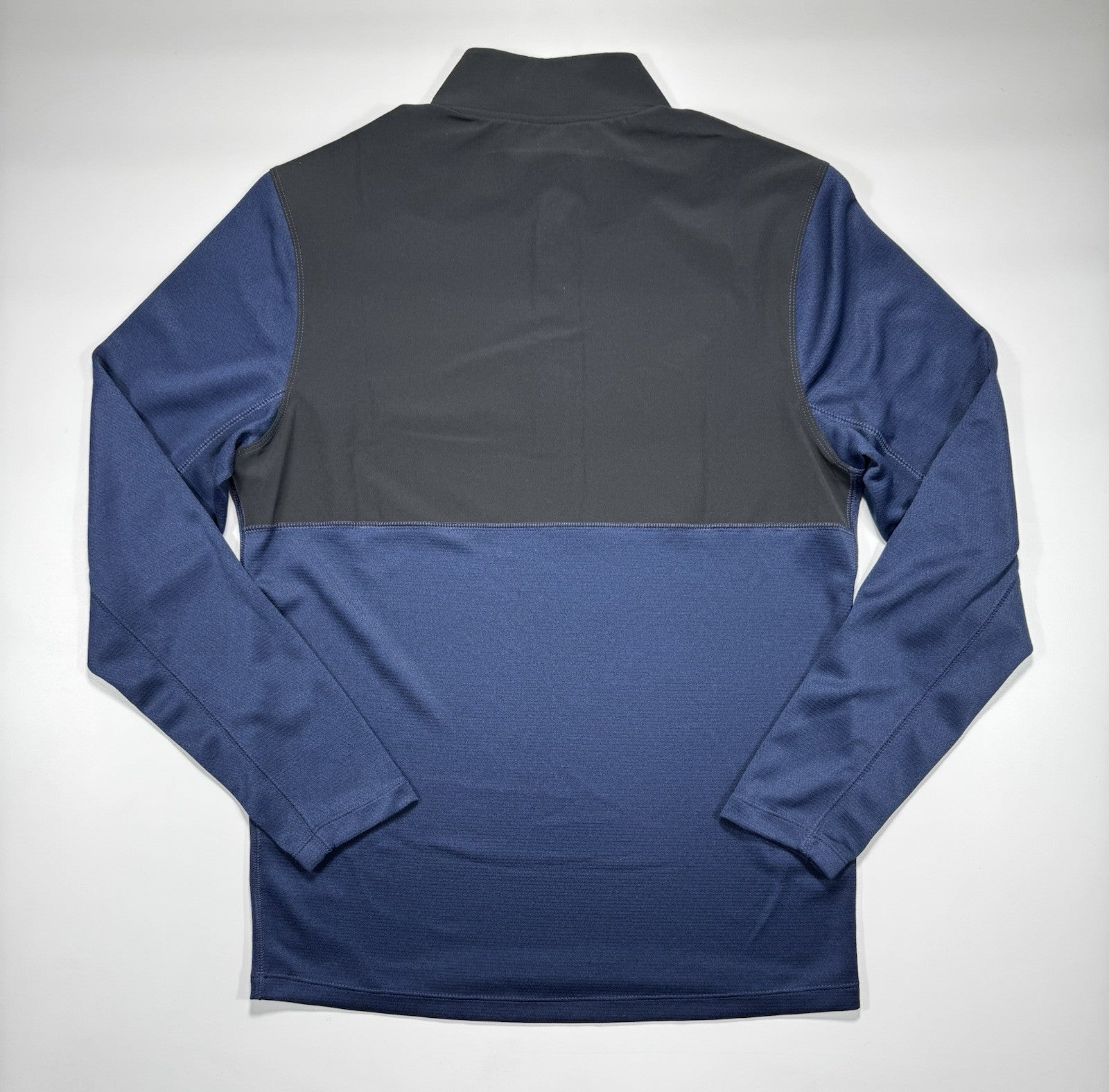 NIKE Golf mens Dri-fit 1/4 Zip Size Small Dark Blue Long Sleeve