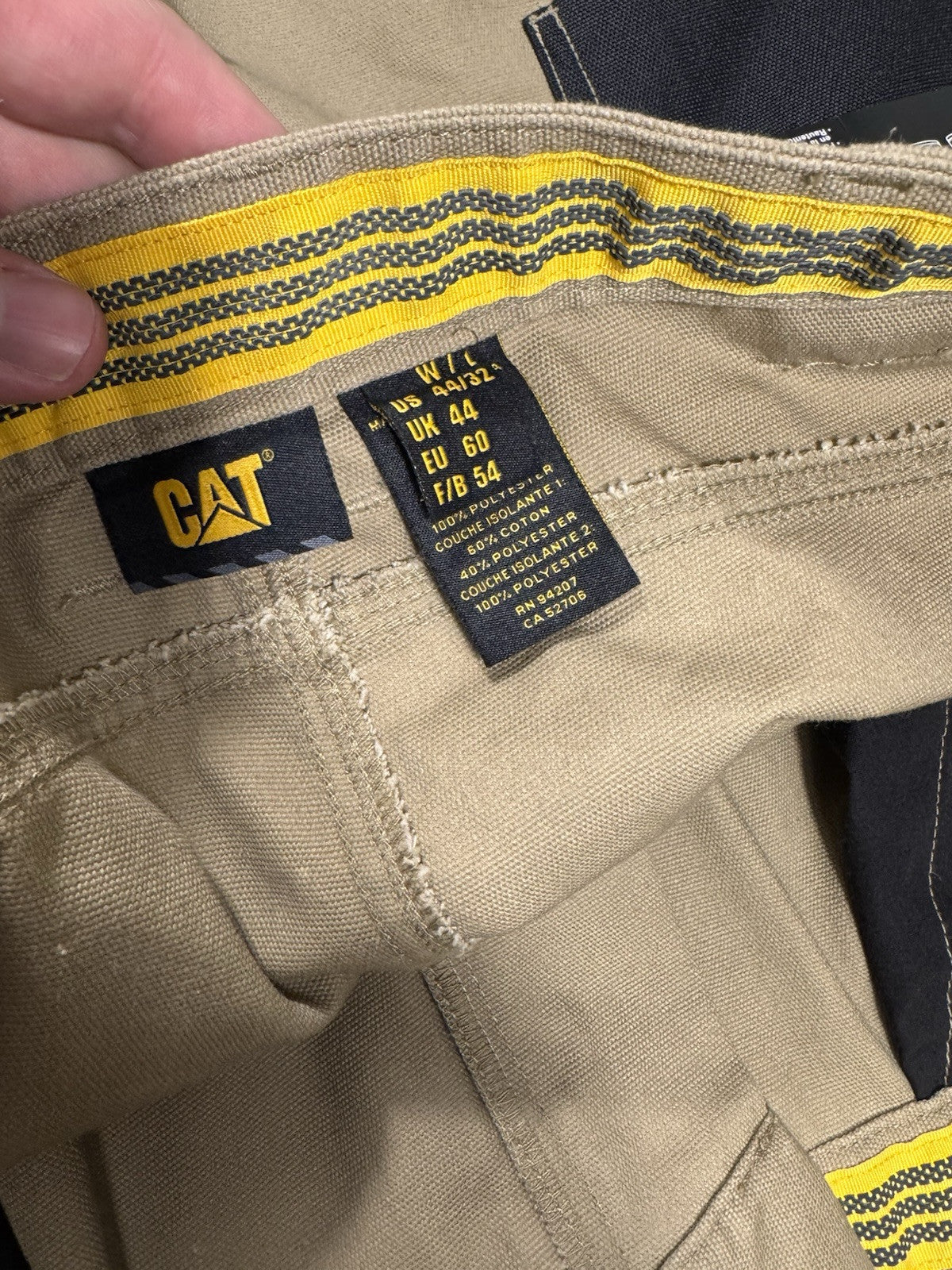 Caterpillar CAT Carpenter Work Pants Mens 44 X 32 Utility
