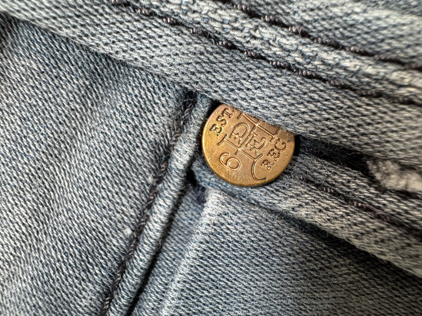 Ed Hardy Men’s 32x28 Gray Blue Skull Straight Leg Jeans Punk’s Not Dead