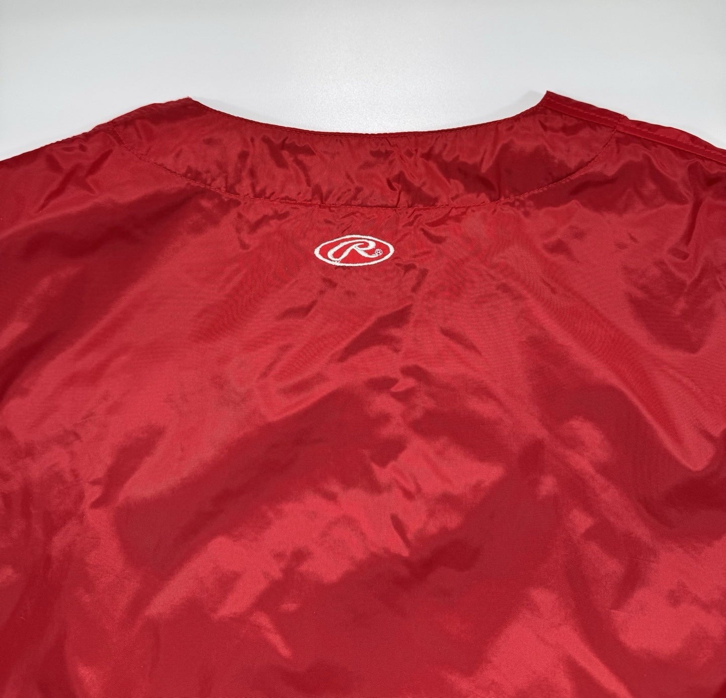 VTG Mark McGwire 70 Homerun Embroidered Rawlings Pullover Sz Large