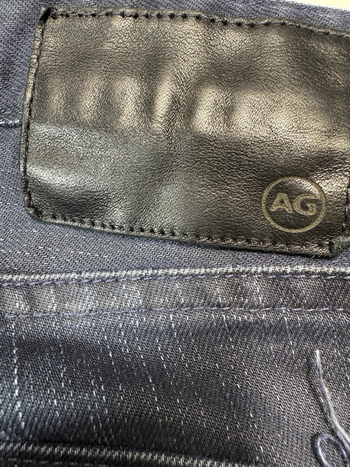 Adriano Goldschmied AG The Matchbox Slim Straight Jeans Size 32x32 Navy Blue